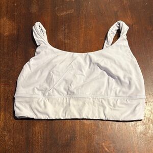 White Women's Sports Bra